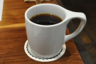 I also tried the pour-over, which is served in a mug...