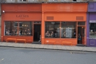 Laynes Espresso, on New Station Street in Leeds, occupies two adjoining spaces.