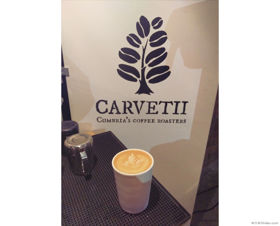 Naturally, the main draw is the coffee and my first stop these days is my friends, Carvetii.