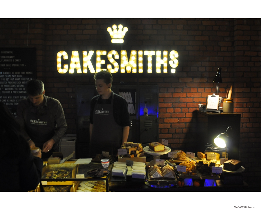 As well as street food, the festival's well-endowed with cake from my friends at Cakesmiths.