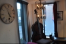 And continuing the arts theme, there's a double bass in the comfy corner