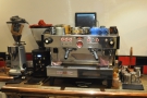 The mainstay of the coffee side of things is the La Marzocco espresso machine...