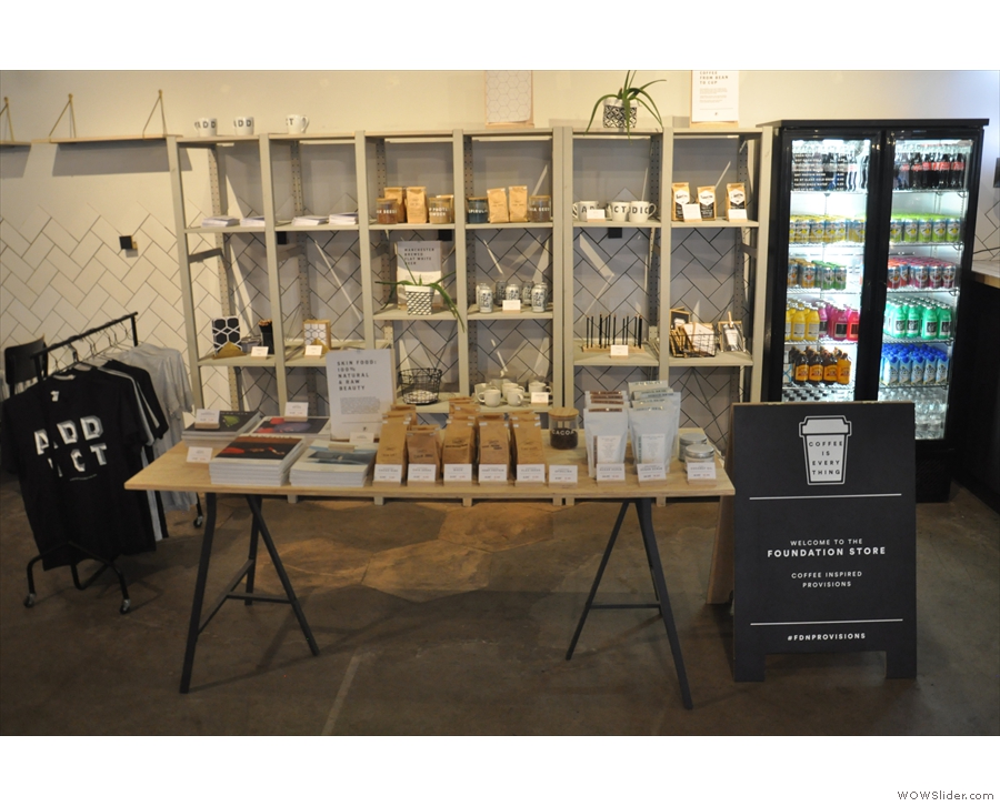 ... the Foundation Store, selling coffee and coffee-related bits and pieces.