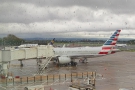My plane, an American Airlines Boeing 757, waiting to take me to Chicago.