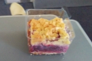 ... plus the awesome cherry crumble cake. Apologies for the poor photo.