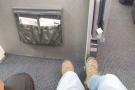 Still got plenty of legroom, although probably slightly less than on the flight out.
