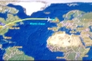 The flight back is quicker than the flight there: soon we're approaching Ireland...
