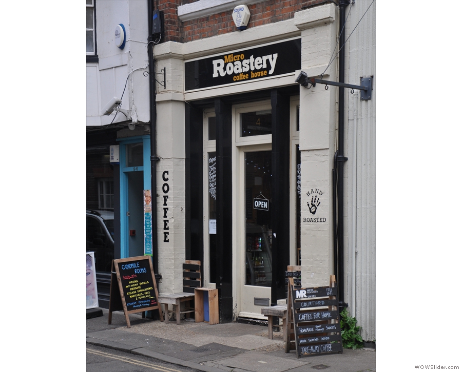On a quiet sidestreet in the heart of Canterbury, you'll find a narrow storefront.