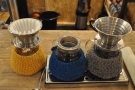 ... but I was very taken by the knitted carafe covers.