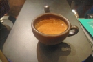 A lovely, fruity, well-balanced espresso in my Kaffeeform cup.