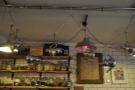 The teapots suspended on chains above the counter are more Moroccan though.