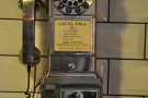 ... or this rather gorgeous American payphone on the wall behind the counter.