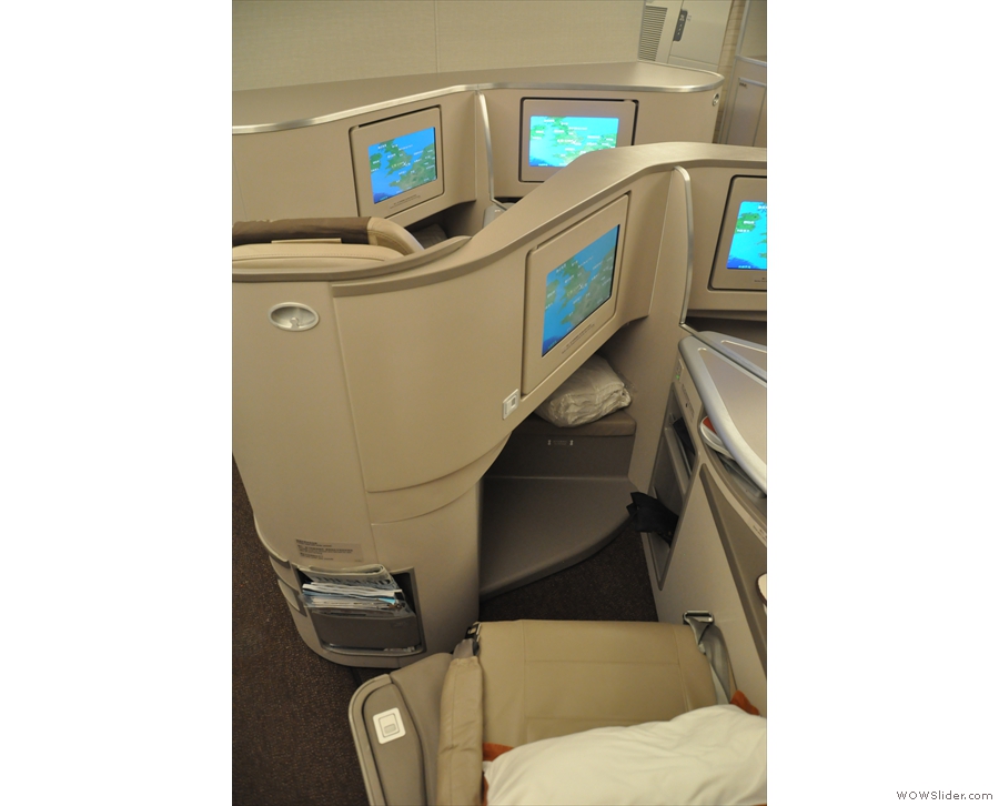 My seat in all its glory, very similar to the Vietnamese Airlines Boeing 787.