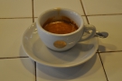 I followed my pour-over with a one-and-one (split shot). Here's the espresso component...