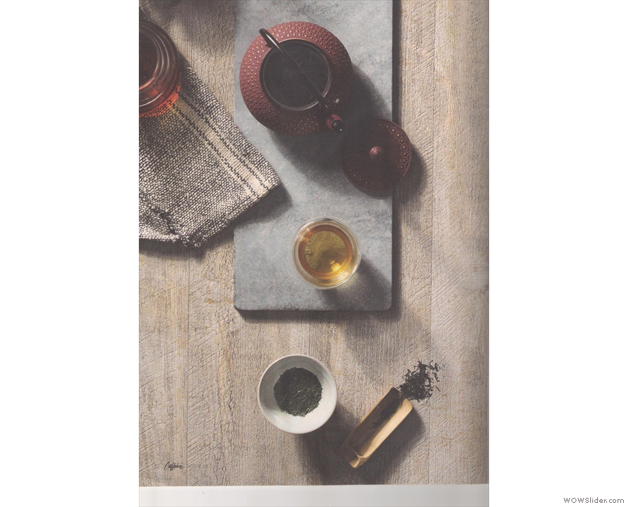 To match last issue's feature on coffee tasting, there's one on tea tasting.