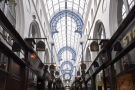 The soaring heights of the three-storey Thornton's Arcade.