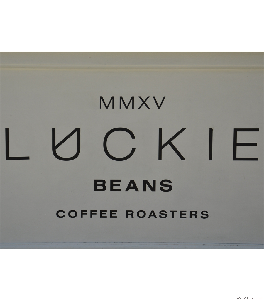Luckie Beans, direct from the roaster on Glasgow's Queen Street station concourse. 