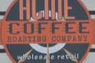 Acme Coffee Roasting Company, enough room for a counter and a table outside.