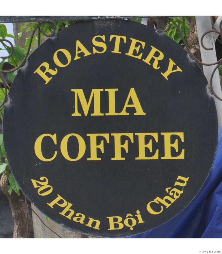 Mia Coffee, moving to a purpose-built coffee shop/roastery in Hoi An, Vietnam.