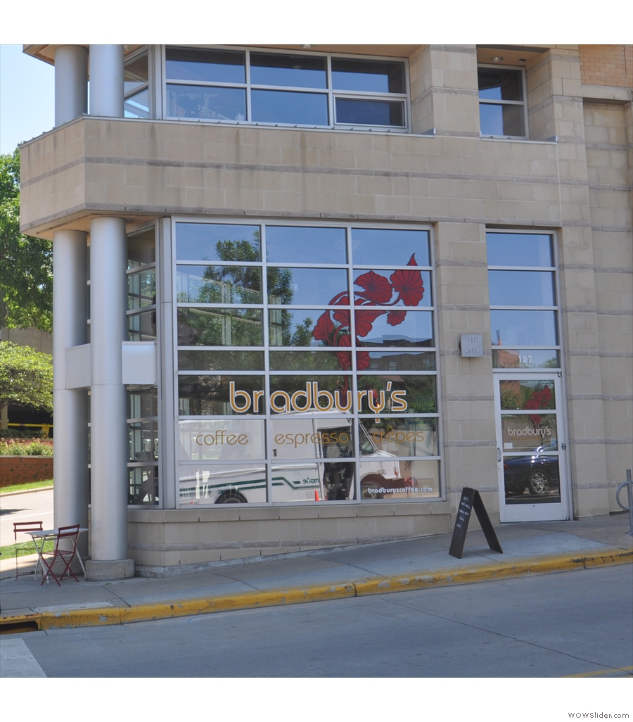 Bradbury's Coffee, the first non-roaster on the list, occupying a spot in central Madison.