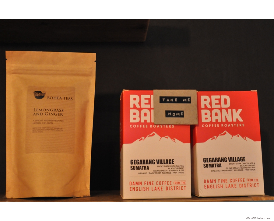 First up is Red Bank from the Lake District. You can also buy the beans to take home.