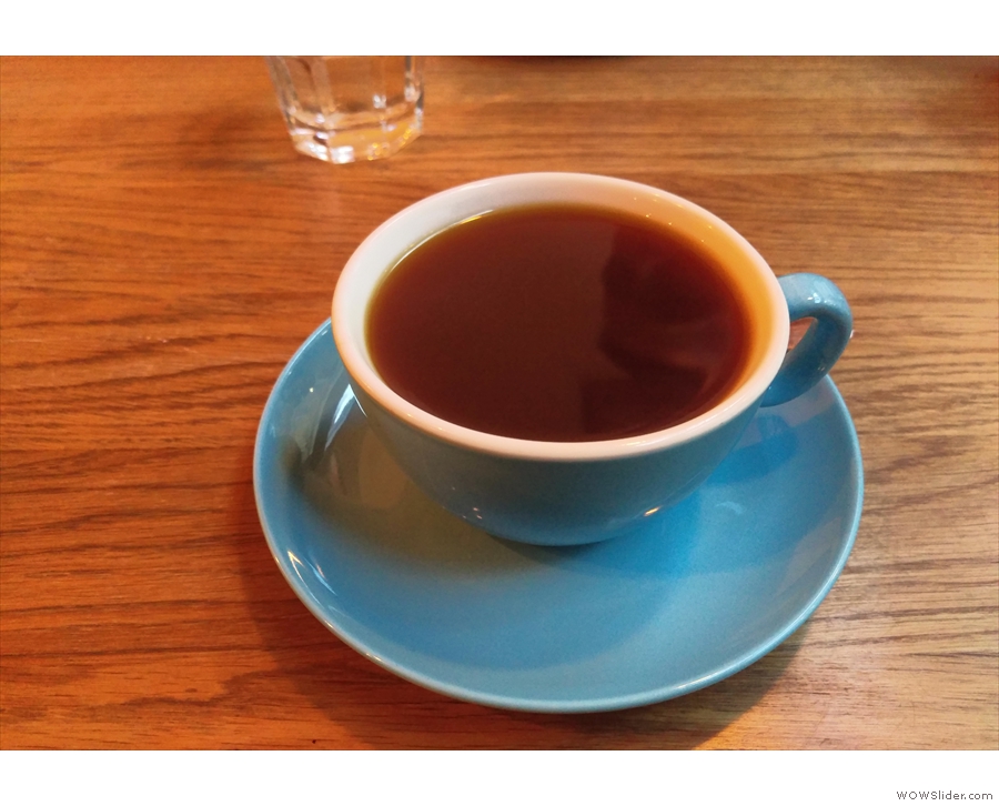 I had this filter coffee, an Aeropress of a Costa Rican roasted by Clifton, in January 2016.