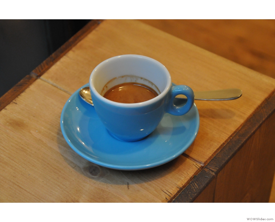 Over the years, I've had a lot of coffee at Small St, although this espresso was my first...