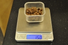 Out come the scales and the coffee beans: have to do this properly!