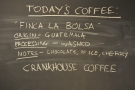... and some details about the current espresso.