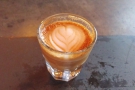 ... who made me a lovely cortado with the East Coast espresso blend.