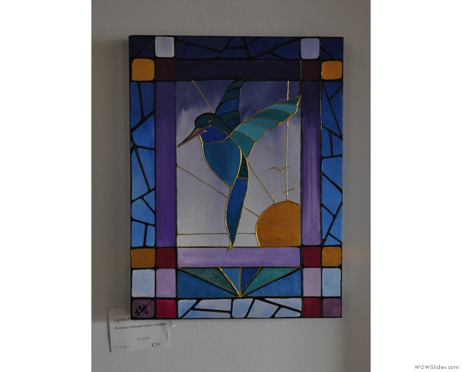 However, I was particularly taken by this stained glass piece.