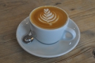 This is mine, a decaf flat white.