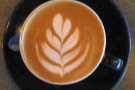 I'll leave you with a closer look at the latte art in my cappuccino.