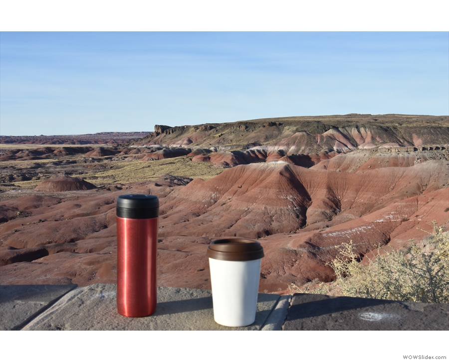 We ended the day at the northern edge of the park, looking out over the Painted Desert.