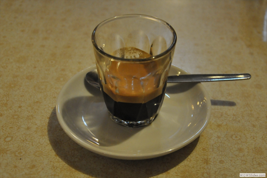 Cafe Boscanova, who made me this lovely espresso, is the first of three Coffee Spots shortlisted for Best Coffee Experience.