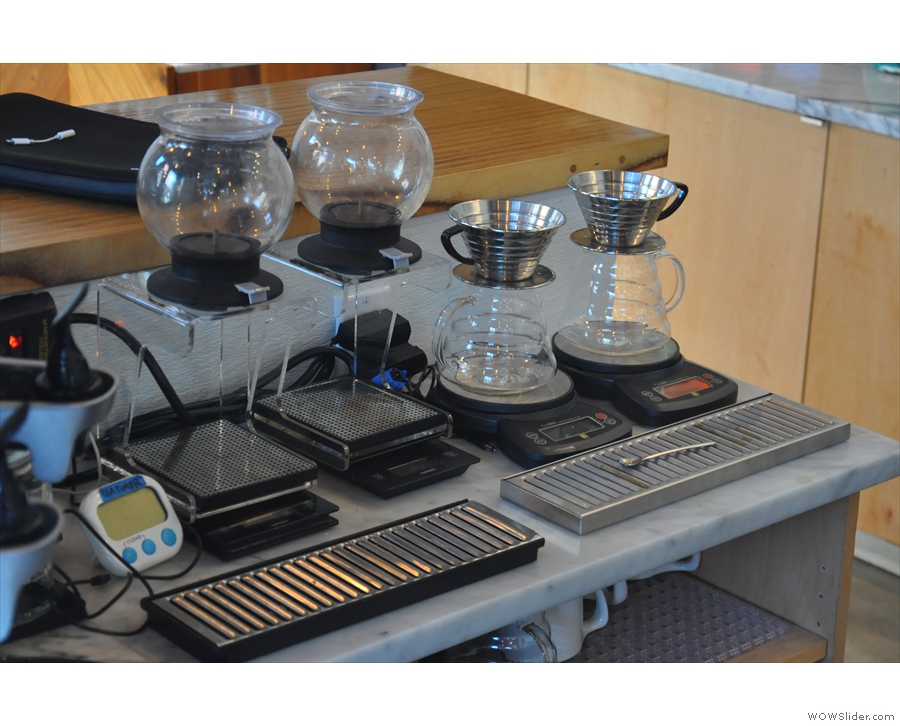 ... the Kalita Wave pour-over filters and the tea brewers.