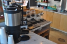 The bulk-brew is dispensed at the counter's left-hand end which is where you'll also find...