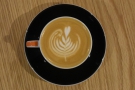 Nice latte art from Callum.