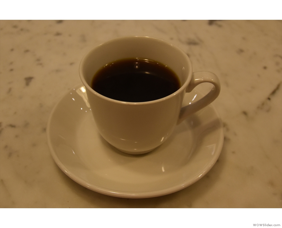 I began with the micro-lot from Honduras, a lovely, rich coffee, before moving to espresso.