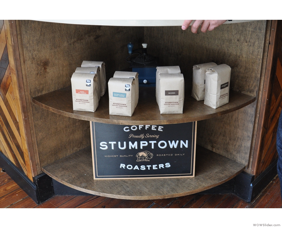 When Ox Coffee opened, it used Stumptown, with the Hiar Bender blend on espresso.