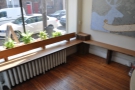 ... and this lovely bench in the window and along part of the left-hand wall.