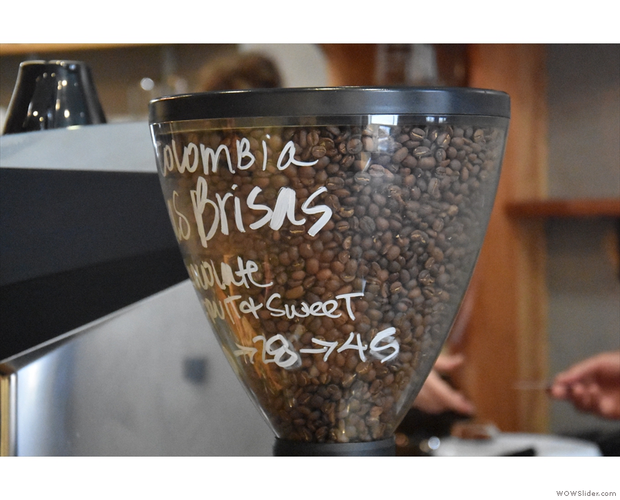 The Colombian from Methodical was in the hopper when I arrived, but that ran out...