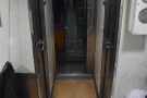 The doors at the end of each carriage are really narrow by the way.