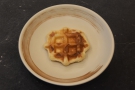 I returned the following day for morning coffee and for a Belgian waffle, Nico's speciality.