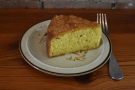I paired it with a slice of the olive oil and rosemary polenta cake...
