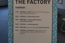 There's also a dedicated area called the Factory, with its own cuppings...