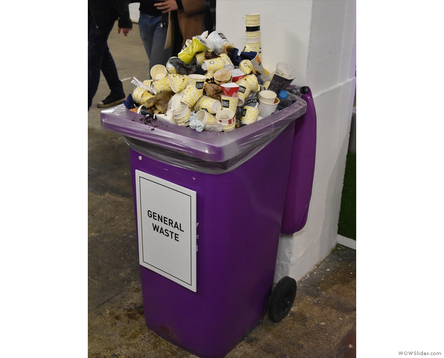 However, having recycling bins is one thing. Making people use them is another!