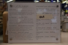 The menu in detail: there are extensive notes on each of the coffees, all from Nicaragua.