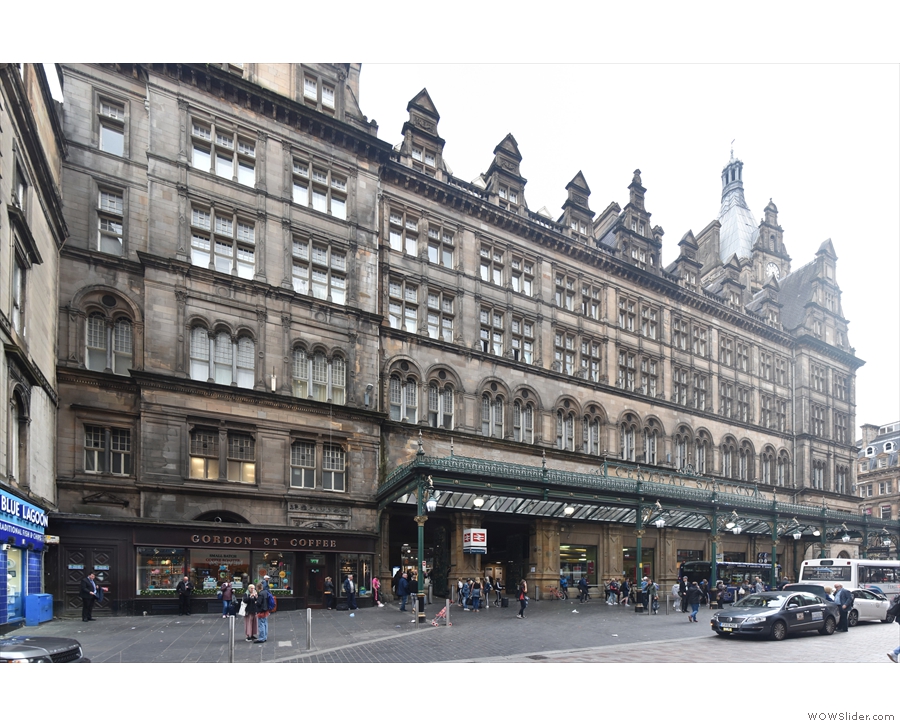 All too soon, I was back at Glasgow Central and its beautiful facade, the Central Hotel.