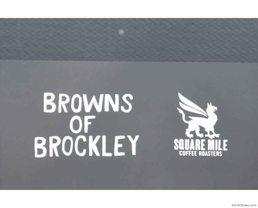 In case you missed it, it's the Browns of Brockley van, serving Square Mile.